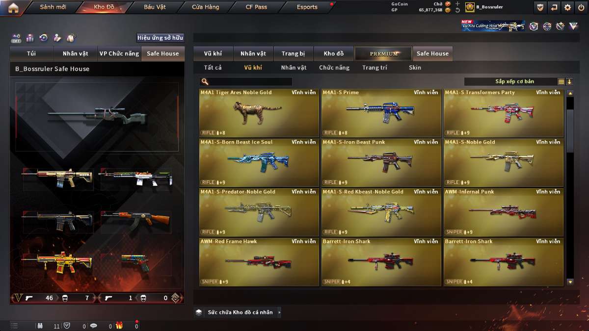 shop acc cf uy tin gia re